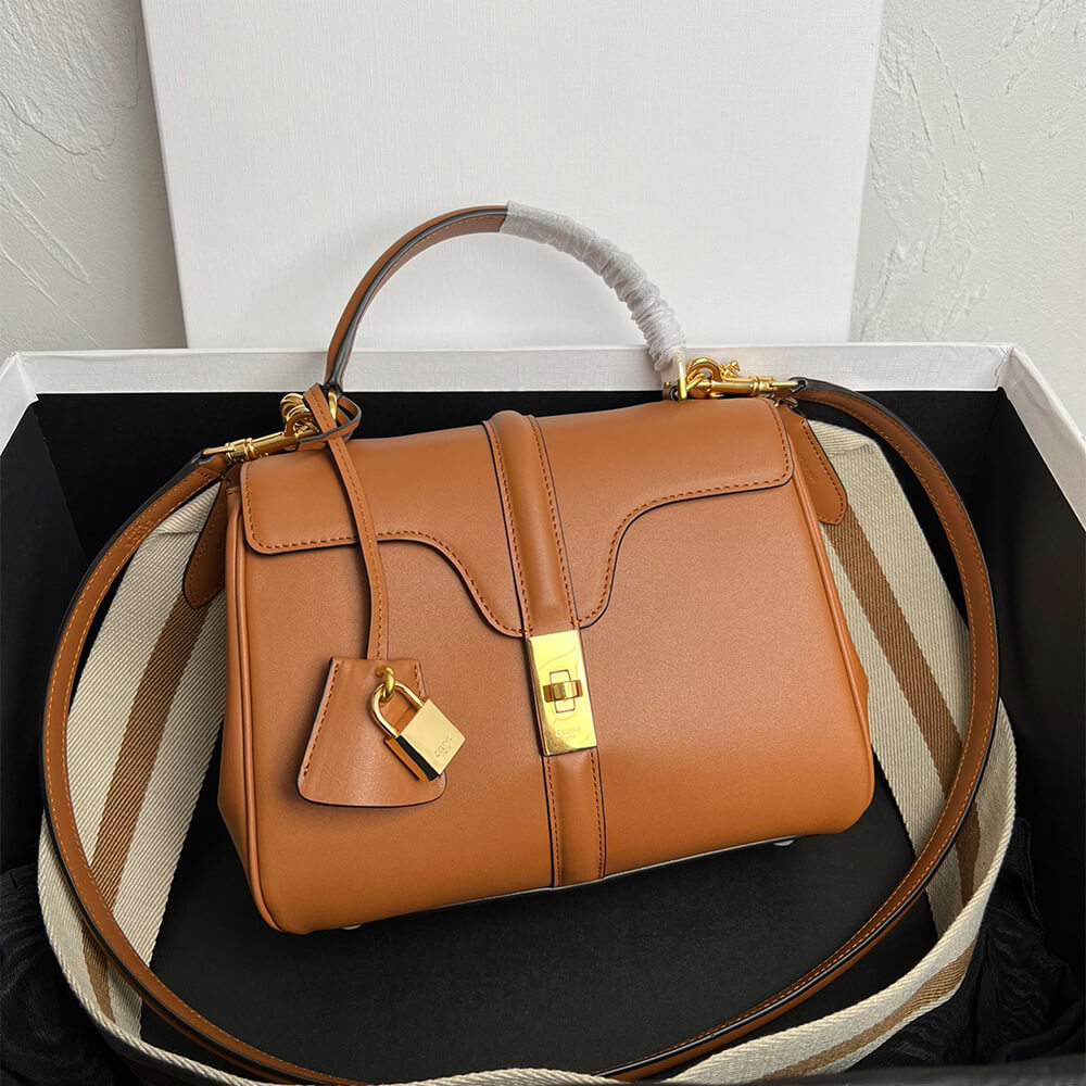 Ce**e small 16 bag in satinated calfskin(high-end grade)