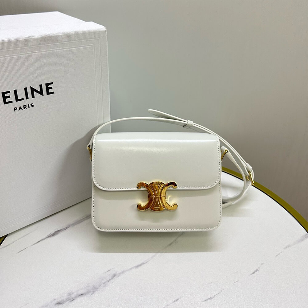 Teen Triomphe Bag in shiny calfskin