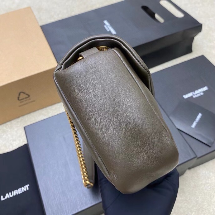 YSL CALYPSO small in plunged lambskin