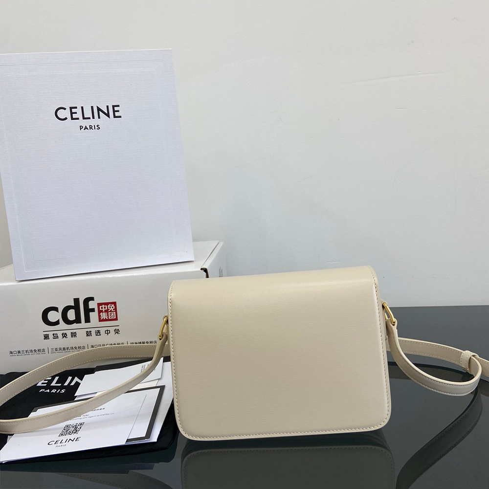 Teen Triomphe Bag in shiny calfskin