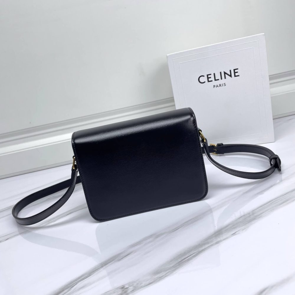 Teen Triomphe Bag in shiny calfskin