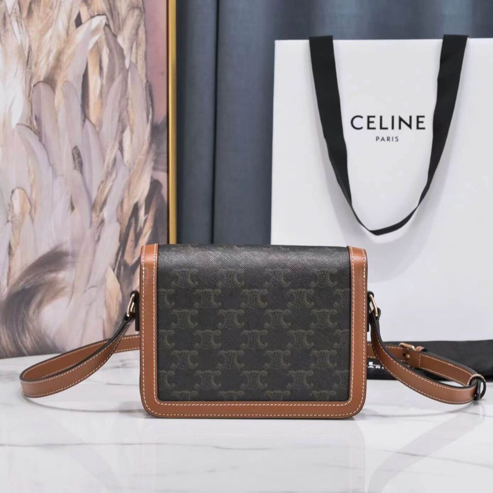 Teen Triomphe Bag in shiny calfskin