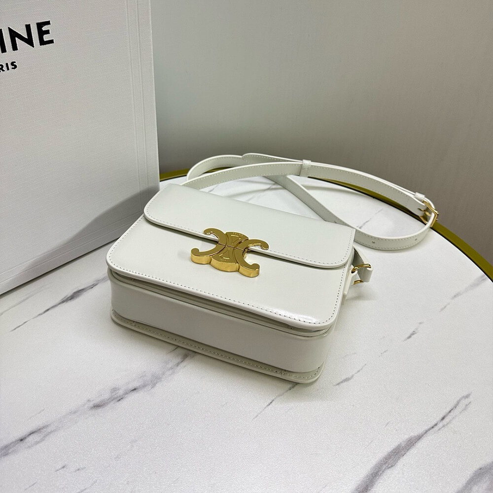 Teen Triomphe Bag in shiny calfskin