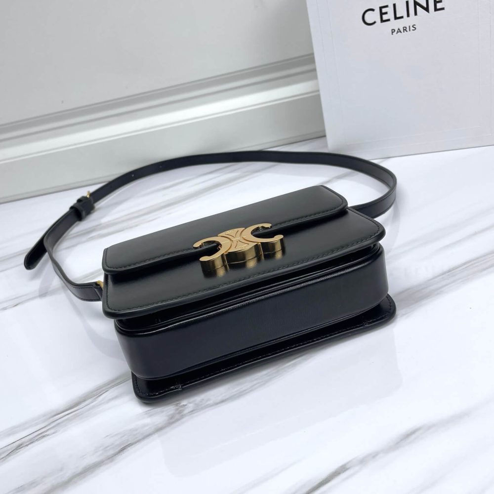 Teen Triomphe Bag in shiny calfskin