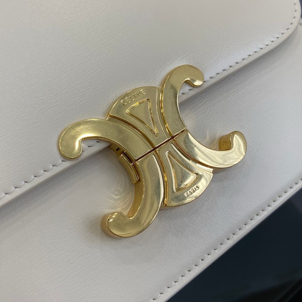 Teen Triomphe Bag in shiny calfskin