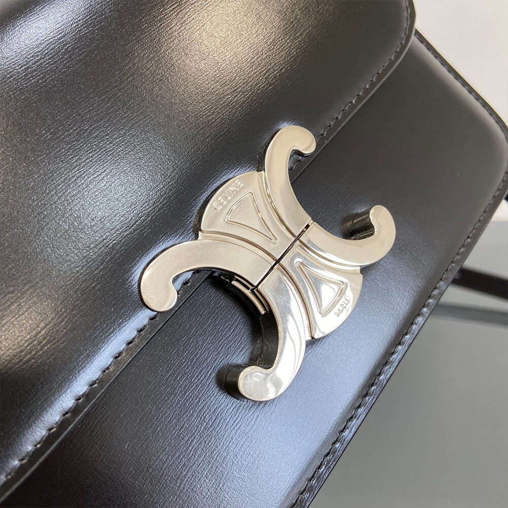Teen Triomphe Bag in shiny calfskin