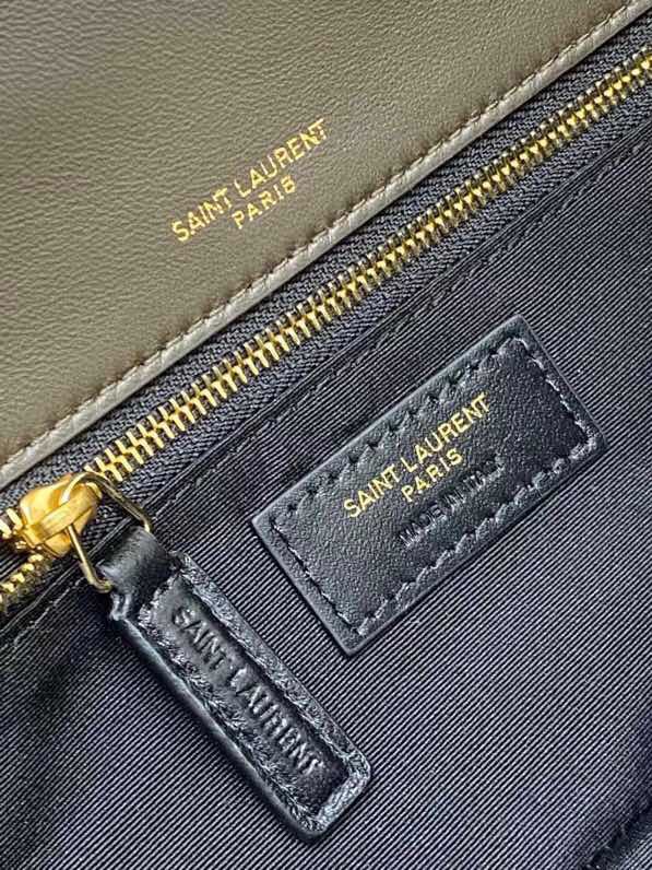 YSL CALYPSO small in plunged lambskin