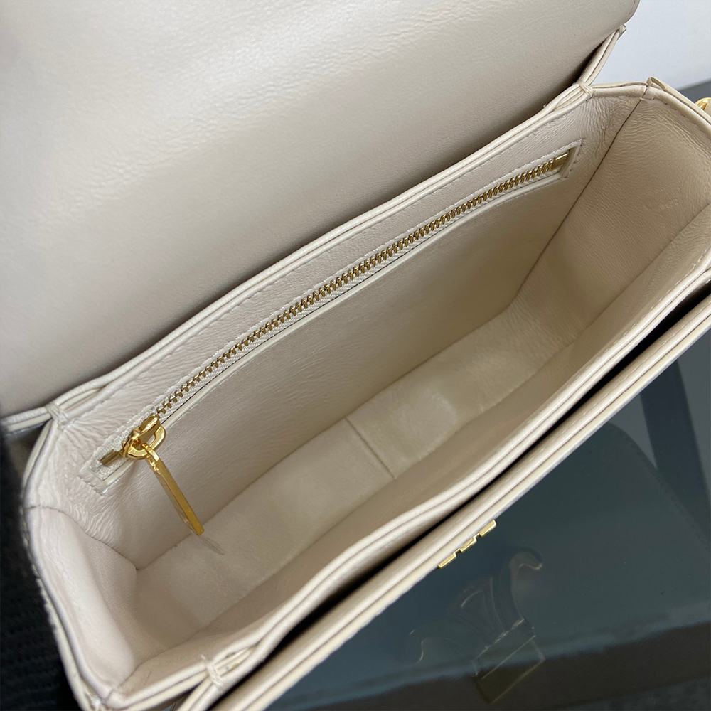 Teen Triomphe Bag in shiny calfskin