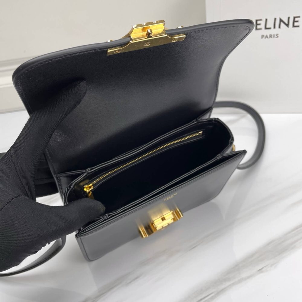 Teen Triomphe Bag in shiny calfskin