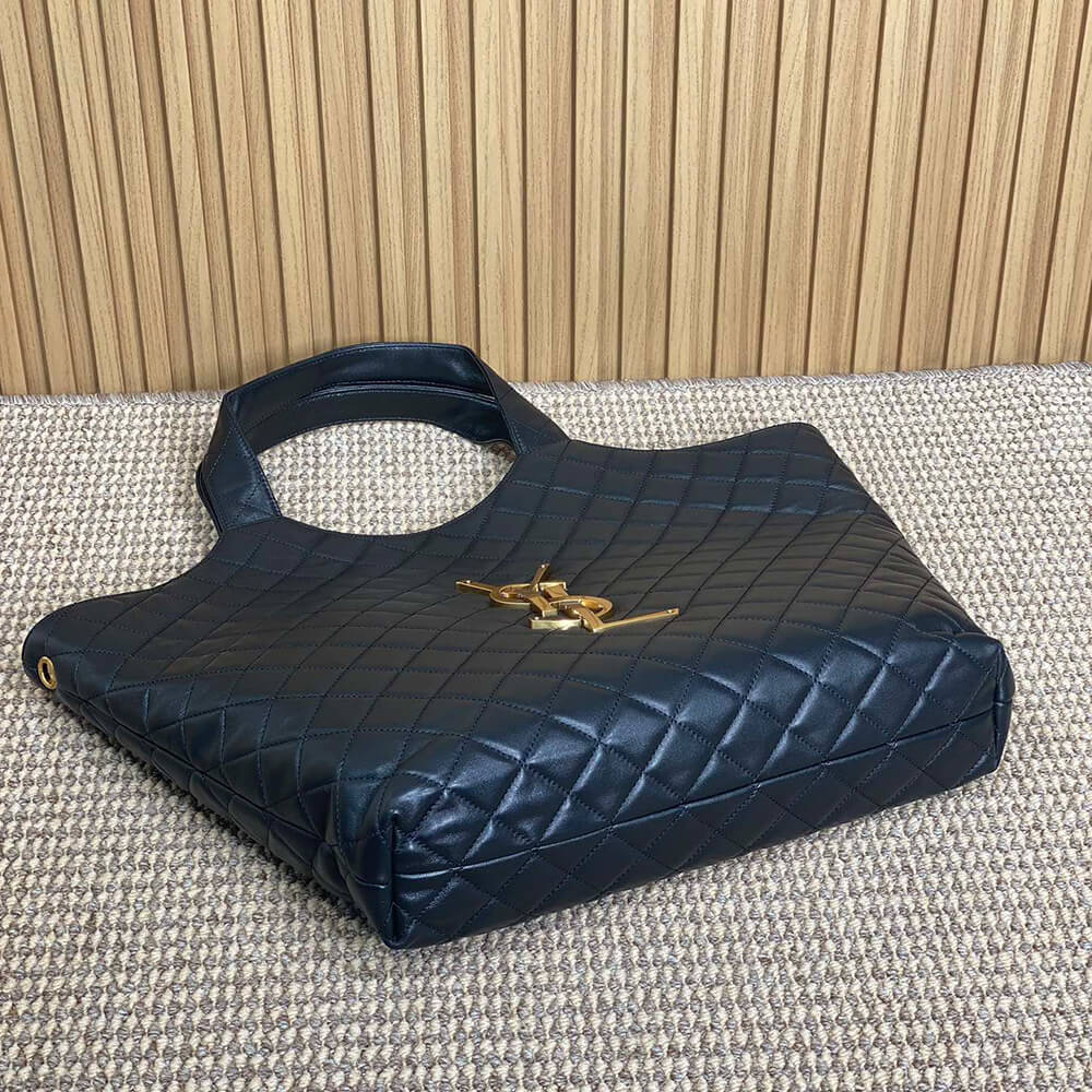 YSL ICARE MAXI SHOPPING BAG IN QUILTED LAMBSKIN