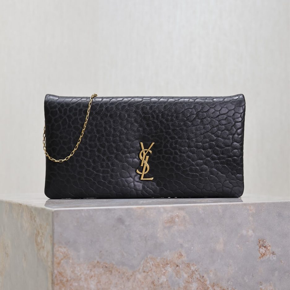 YSL CALYPSO GRAINED LAMBSKIN MINI BAG