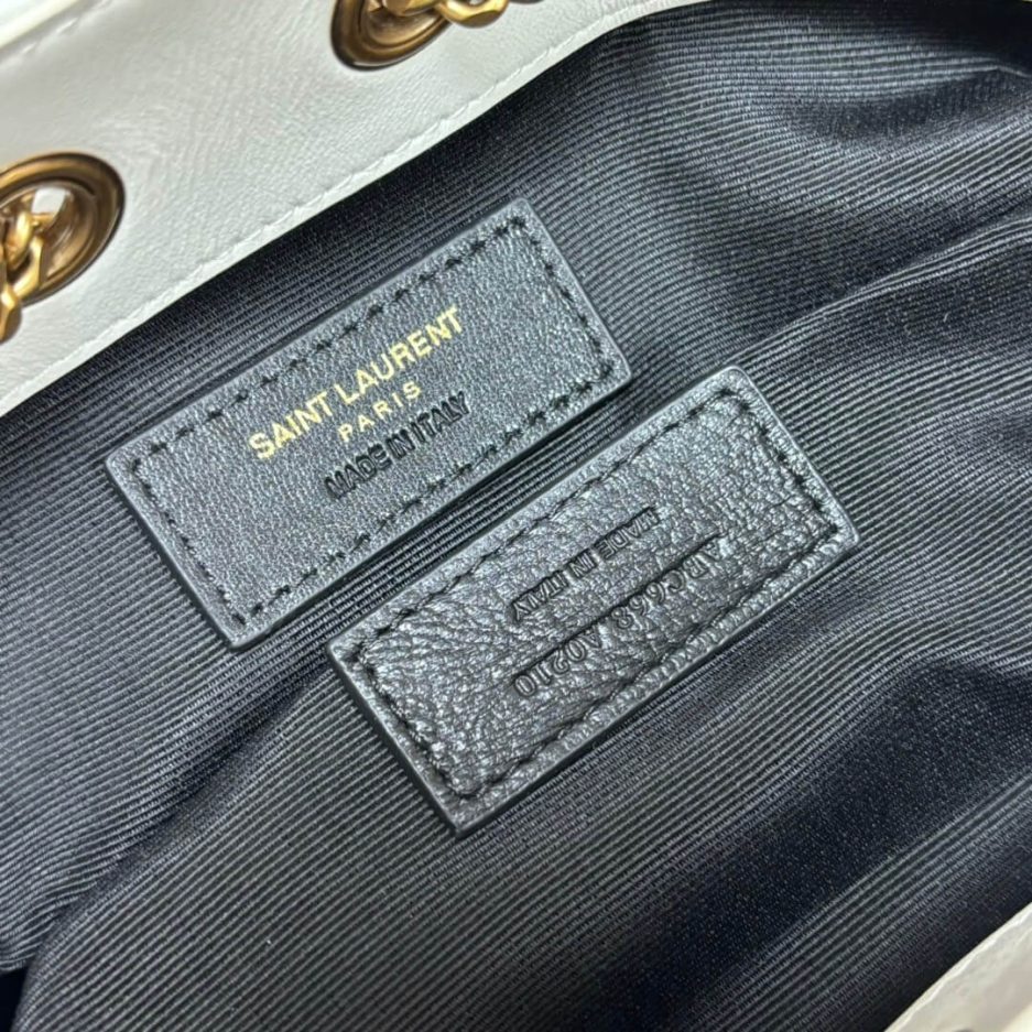 YSL Joe quilted lambskin mini bucket